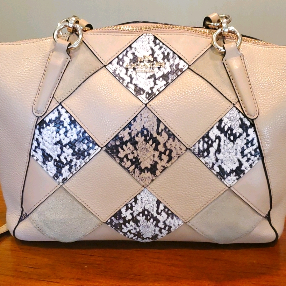 *Sale* Coach Snake Patchwork Bag - image 6